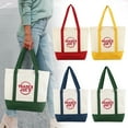 thumbnail image 6 of Trader Joe's Pastel Mini Canvas Tote Bags, 2025 LIMITED Tote Bags, Reusable Grocery Shopping Bag, Daily Essentials, 6 of 7