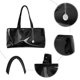 thumbnail image 5 of Bolso Cuero Patente Mujer S Pu Cu Gran Capacidad Bolsita Femenino, 5 of 9
