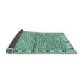 thumbnail image 2 of Ahgly Company Indoor Square Abstract Light Blue Modern Area Rugs, 6' Square, 2 of 4