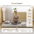 thumbnail image 3 of EGOHOME 4 inch Tri Folding Memory Foam Mattress Topper with Removable Cover, Twin Tri-Fold Mattress, Perfect for Guests or Travelers, 3 of 10