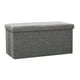 thumbnail image 1 of Otomana de Almacenamiento Sunnimix Caja Duradera Gris, 1 of 8