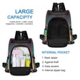 thumbnail image 6 of FORMRS Women's Travel Backpack Purse Anti-Theft Hidden Pockets Casual Shoulder Bag, Astronaut and Sky, 6 of 7