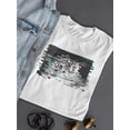 thumbnail image 3 of Tiger Glitch Style T-Shirt Women -Image by Shutterstock, Female Large, 3 of 4