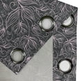 thumbnail image 4 of Ambesonne Grommet Curtain, , 50"x72", Lilac and Charcoal Grey, 4 of 5