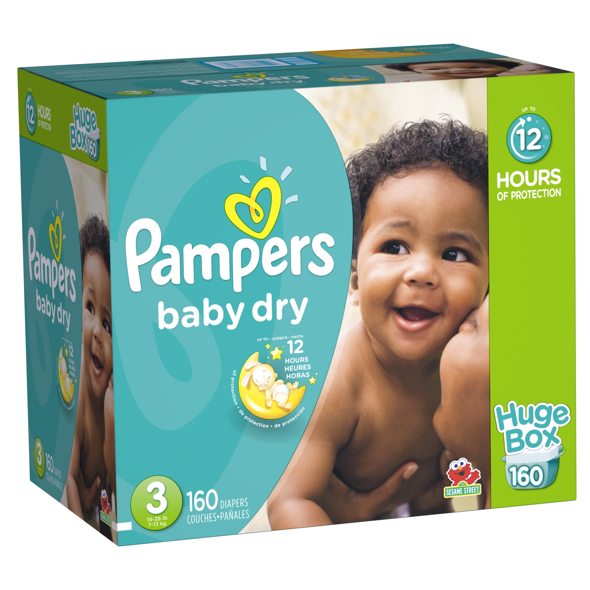 Pampers Baby Dry Diapers Size 1 **buyLyne** 120ct 