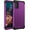 V621-Red, variant on Compatible with Samsung A71 5G Case, 3 Layer Hybrid Hard PC Soft Rubber Heavy Duty Rugged Bumper Shockproof Anti Slip Full-Body Protective Phone Cover for Samsung A71 5G 2020, Purple