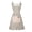 grey, variant on Elastic Waist Apron Ornamental Lace Flouncing Fabric For Home Cooks And Caterers