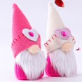 thumbnail image 5 of Gnomo de San Valentín, Sr. y muñeco de peluche Tomte escandinavo, decoraciones para el día de San Valentín, 5 of 5