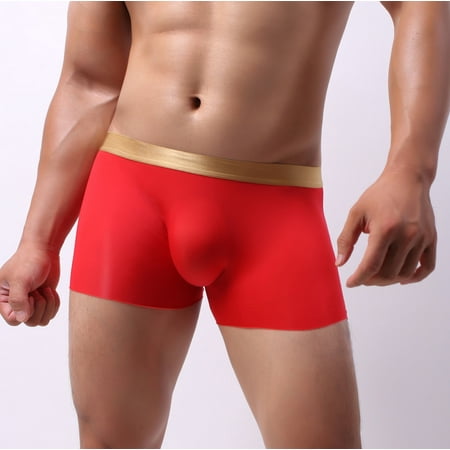 

Medcursor Lingerie for Women Fashionable Men s Boxer Pants Ice Silk Seamless Breathable Comfortable Underwear