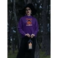 thumbnail image 2 of Happy Halloween Fun Pumpkin Hoodie Women -Image by Shutterstock, Female XX-Large, 2 of 4