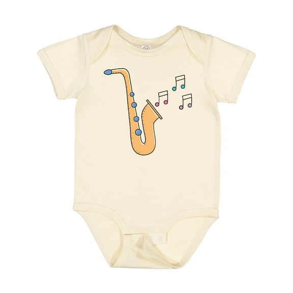 Inktastic Saxophone Player Music Girls Baby Bodysuit