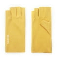 thumbnail image 1 of HES 1 Pair Women Gloves Reflective Letter Warm Winter Bright Color Nail Gloves for Outdoor, 1 of 8