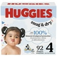 thumbnail image 1 of Huggies Snug & Dry Baby Diapers, Size 4 (22-37 lbs), 92 Count, 1 of 9