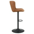 thumbnail image 4 of OS Home and Office Furniture Kirkdale Adjustable Stool 2-Pack in Sand Faux Leather, 4 of 5