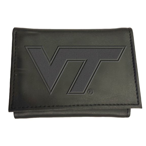 Black Virginia Tech Hokies Hybrid Tri-Fold Wallet