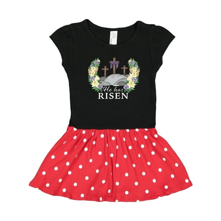 

Inktastic He Has Risen Gift Toddler Girl Dress