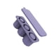 thumbnail image 1 of Cateissary Fabricante de cubitos de hielo huecos de Gel de sílice, molde para bandeja de hielo anticaída y resistente al desgaste de fácil Teteras lavanda violeta, 1 of 6