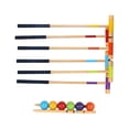 thumbnail image 2 of Almencla Ensemble de Croquet de 6 Pcs pour Six Joueurs, Ensemble de Croquet pour Parc, Jeux Extérieurs, Sport, Cour Arrière, 2 of 8