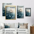 thumbnail image 4 of Designart Dahlia Flowers Blue And White I Canvas Wall Art, 4 of 5