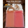 thumbnail image 5 of Heated Blanket Queen Size with Dual Control, Waffle Electric Blankets with ETL Certified, Soft Flannel Heating Blanket, 4 Heating Levels, 10 Hours Auto Off, Purple, Queen 84" x 90", 5 of 9