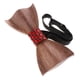 thumbnail image 1 of Pajarita de madera hecha a mano con correa , con forma de mariposa para hombre Yuyangstore Pajarita de madera, 1 of 8
