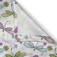 thumbnail image 6 of Ambesonne Abstract Grommet Curtain, Dragonflies Flowers, 50" x 63", Pale Blue Purple, 6 of 6