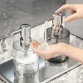 thumbnail image 1 of Xihbxyly Dispensador de Jabón Espumoso, Bomba Rellenable para Jabón de Manos, Diseño de Botella Transparente, para Cocina y Baño, Jabón Líquido, Loción, Gel de Ducha, Tamaño 5.7X2.95X2.95 Pulgadas, O, 1 of 7