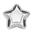 thumbnail image 1 of kurtrusly 20x Pentagram Dinner Plates Conversation Starter At Next Gathering Save Time Disposable Plate silver, 1 of 6