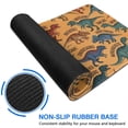 thumbnail image 6 of Long Mouse Pads for Desk,Colorful Dinosaurs Names Pattern Desk Mats on Top Of Desks, Desk Mouse Pad Extra Large with 3mm Non-Slip Base and Stitched Edge for Gaming,Office,Work,Home 35.4"x15.7", 6 of 6