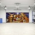 thumbnail image 5 of Holloyiver Christmas Nativity Garage Door Banner 6.9x15.7 ft, Large Christmas Garage Door Decorations, The Season Backdrop Background for Photo Holy Nativity Christmas Party Outdoor Banner, 5 of 5