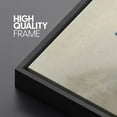 thumbnail image 4 of PixonSign Framed Canvas Print Wall Art Pastel Watercolor Paint Stroke Landscape Nature Wilderness Illustrations Modern Art Decorative Minimal Rustic for Living Room, Bedroom, Office - 24"x36" Black, 4 of 5