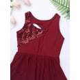 thumbnail image 6 of iiniim Big Girls Lyrical Dance Dress Shiny Sequins Cutout Keyhole Skirt Leotard Dancewear, 6 of 7