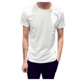 thumbnail image 2 of Qiopertar Liquidation à Moins de 5$ T-shirt Slim à Manches Courtes pour Hommes, Col Rond, Offres d'Accès Anticipé, 2 of 5