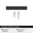 thumbnail image 4 of Amerock Composite 3 inch (76mm) Center-to-Center Matte Black Cabinet Pull, 25 Pack, 4 of 4