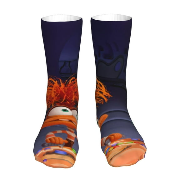 Saiise inside out 2 Funny Socks Men Women Adults Novelty Graphic Crew Tube Socks Crazy Design Casual Dress Socks for Sports,Running,Travel