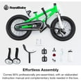thumbnail image 2 of Royalbaby Freestyle 14" Bicycle for Boys and Girls Ages 3-6 Years, Green, 2 of 10