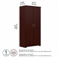 thumbnail image 3 of Bowery Hill Armoire de Rangement Haute en Cerisier Récolte - Bois Manufacturé, 3 of 6