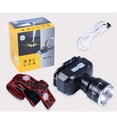 thumbnail image 3 of LED headlights, powerful light for night driving, night fishing lights for miners, searchlights, long-distance rechargeable flashlights (701 aluminum head), 3 of 5