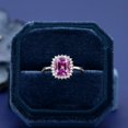 thumbnail image 2 of Natural Pink Sapphire 925 Sterling Silver Ring,Engagemant Ring, Birthstone Rings for Women, Gift For Her, 2 of 2