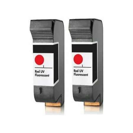 PrinterDash Replacement for NeoPost IJ-105 Fluorescent Red Postage Meter Inkjet (2/PK) (810032H_2PK) price history on PriceWatchPro