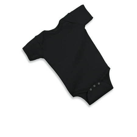 - (Price/each)Rabbit Skins 4400 Infant Lap Shoulder Bodysuit-Black-18M