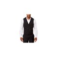 thumbnail image 1 of I.N.C Mens Jace Slim Plaid Five Button Vest, Black, Small, 1 of 2