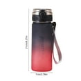 thumbnail image 2 of Gradient Color Portable Water Bottle with Leak-Proof Seal, One-Button Opening, and Carrying Strap – Ideal for Sports, Commuting, and Outdoor Activities, 2 of 5