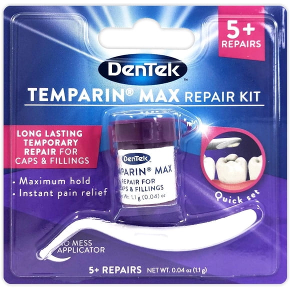 Dentek Temparin Max Repair Kit 5+ Repairs 1.1g DenTek No Model