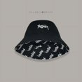 thumbnail image 4 of Sombrero de pescador de talla grande para hombre, sombreros reversibles hawaianos coreanos de primavera para hombre, sombrero informal Panamá, gorras de cubo de Hip Hop Bob para mujer, 4 of 5