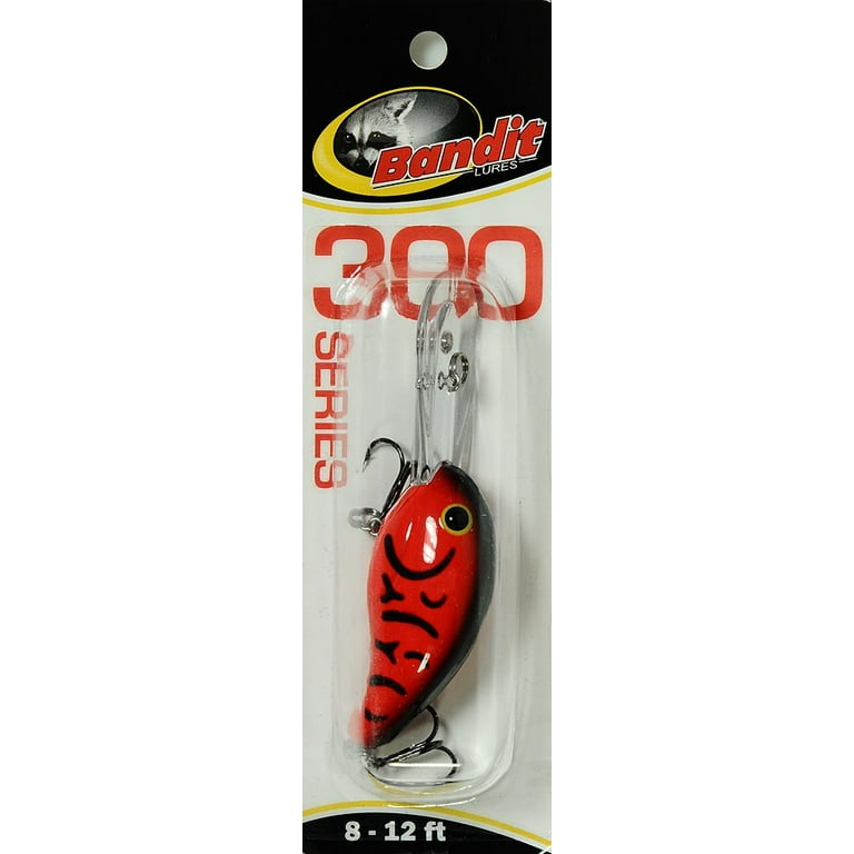 Bandit 300 Series Crankbait, Red Crawfish