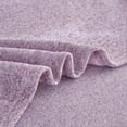 thumbnail image 5 of JML Knit Blanket Twin 2 Piece (60"x80") with 1 Sham -Soft Jersey Blanket, Purple/White, 5 of 6
