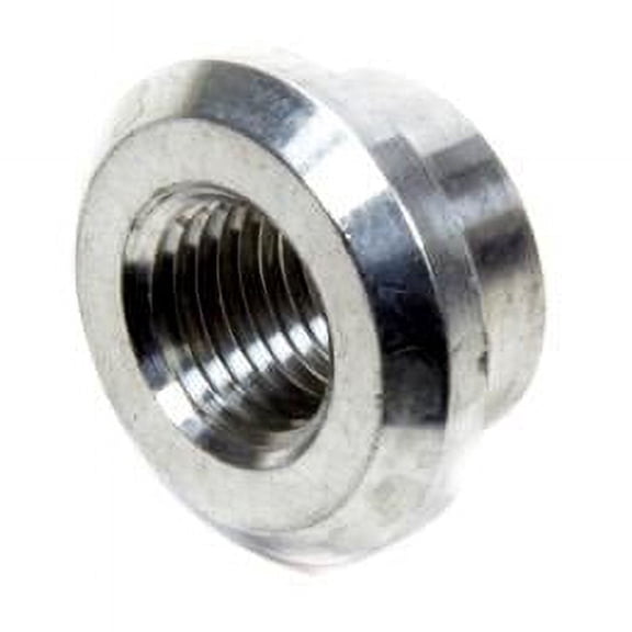 0.25 in. NPT Female Bung Weld-On Recessed Flange Aluminum - Natural