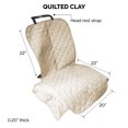 thumbnail image 2 of FurHaven Pet Car Seat Cover | Quilted Car Seat Cover, Clay, Bucket/Captain Seat, 2 of 6