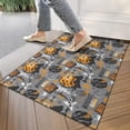 thumbnail image 4 of Gray Background Basketball Elements Pattern Door Rugs,Washable Non Slip Door Mats Indoor,Decorative Door Mats,Entry Mat Indoor for Entrance,Bedroom,Kitchen,Bathroom,17"x30", 4 of 6